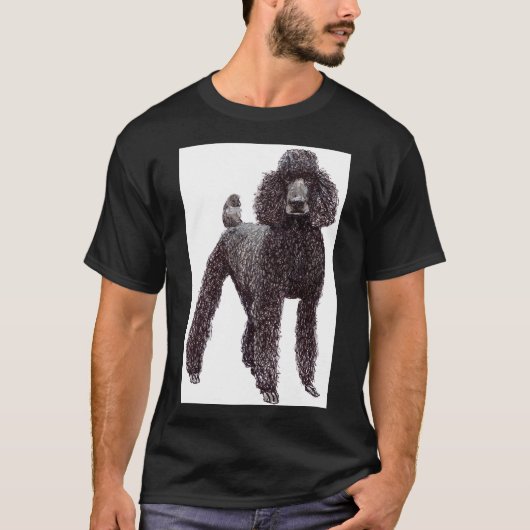 Standaardpoedel T-shirt (Voorkant)
