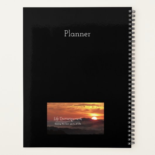 Standaardprinter (8,5 x 11 inch) planner (Achterkant)