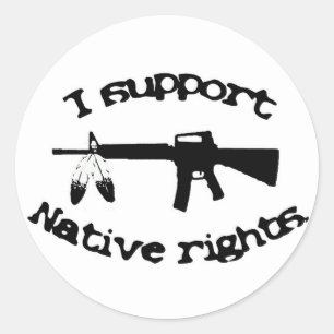 Standaardsupportdecaal Ronde Sticker