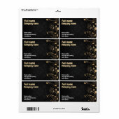 Standaardvisitekaartje . etiket (Full Sheet)