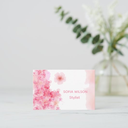 Standaardvisitekaartjes: 8,5 x 5,5 cm visitekaartje (Staand voorkant)