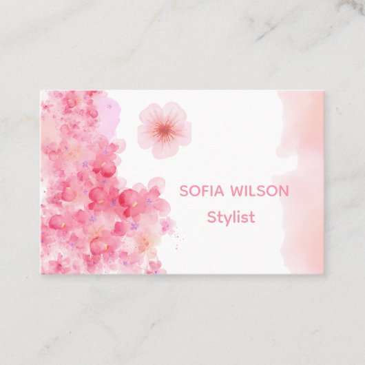 Standaardvisitekaartjes: 8,5 x 5,5 cm visitekaartje (Voorkant)