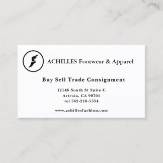 Standard, 3.5" x 2.0" Business Card Contactkaartje