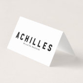 Standard, 3.5" x 2.0" Business Card Visitekaartje (Achterkant)