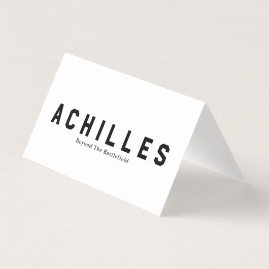 Standard, 3.5" x 2.0" Business Card Visitekaartje (Achterkant)