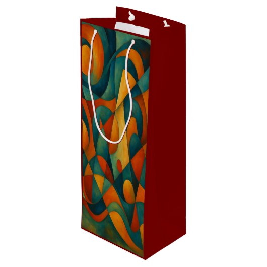 Standard Akkorde Wijn Cadeautas (Achterkant Gekanteld)