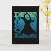 Standard Dance-dansend Couple Quickstep Kaart (Gele Bloem)