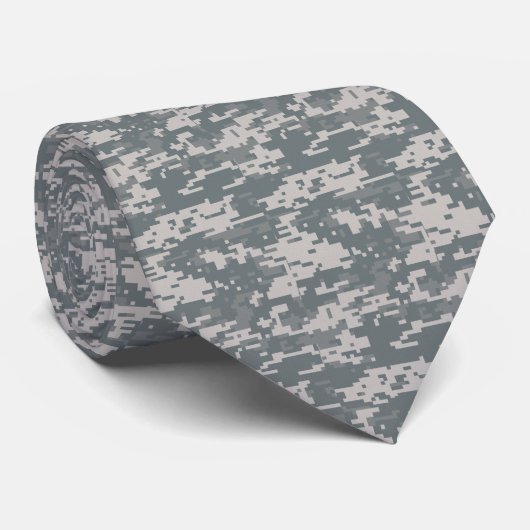 Standard Gray Digital Camo-Stropdas Stropdas (Opgerold)