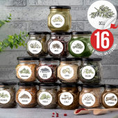 Standard Kitchen Spices Dried Herb Round - DEEL 1 Sticker