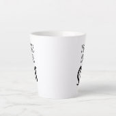 Standard Latte Mug - Too Early for This Latte Mok (Voorkant)