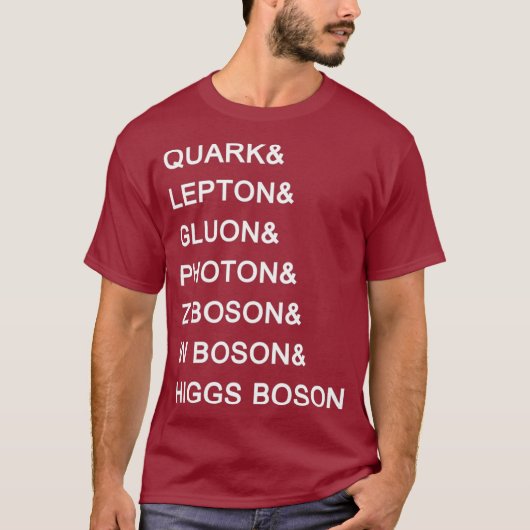 Standard Model Particles Higgs Boson Physics T-shirt (Voorkant)