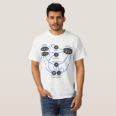 Standard Model Particles Higgs Boson Physics Theor T-shirt (Voorkant volledig)