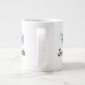 Standard Mug - Je m'en fish Grote Koffiekop (Achterkant)