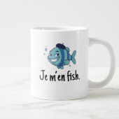 Standard Mug - Je m'en fish Grote Koffiekop (Rechts)