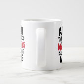 Standard Mug - Leave me Alone Grote Koffiekop (Achterkant)