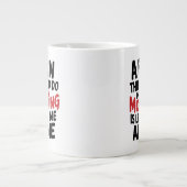 Standard Mug - Leave me Alone Grote Koffiekop (Voorkant)