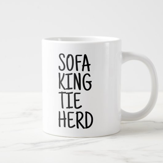 Standard Mug - Sofa King Tie Herd Grote Koffiekop (Rechts)