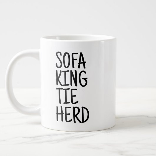 Standard Mug - Sofa King Tie Herd Grote Koffiekop (Links)