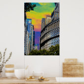 Standard Oil Building New York City USA Poster (Keuken)