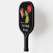 Standard Pickleball Paddle, zwart, grappig Pickleball Paddle (Links)