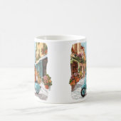 Standard Poodle Dog Riding Scooter Koffiemok (Center)