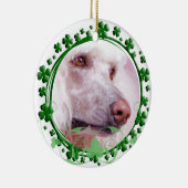 Standard Poodle St. Patrick's Day Ornament (Rechts)