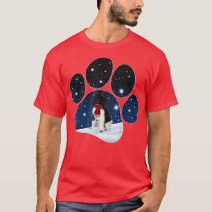 Standard Poodle Winter Snow Paw Dogs - Kerstmis T-shirt