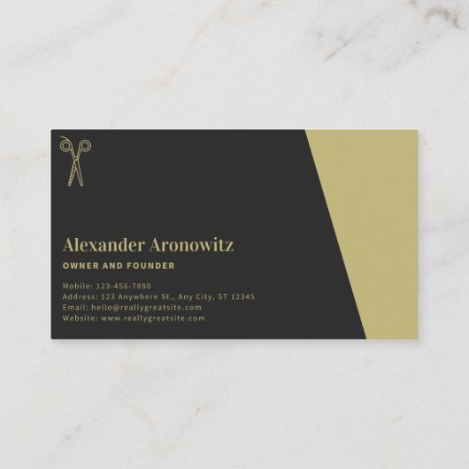 Standard Professional Business Card Visitekaartje (Achterkant)