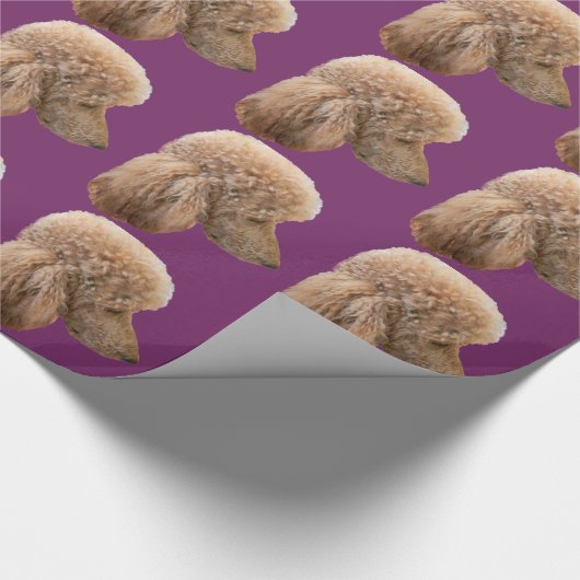 STANDARD RED POODLE CADEAUPAPIER (Hoek)