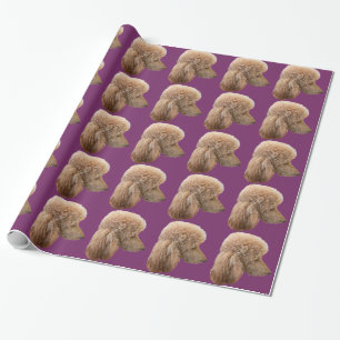 STANDARD RED POODLE CADEAUPAPIER