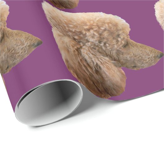 STANDARD RED POODLE CADEAUPAPIER (Rol Hoek)