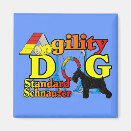 Standard_Schnauzer_Agility Magneet