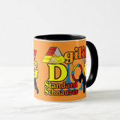 Standard_Schnauzer_Agility Mok (Voorkant rechts)