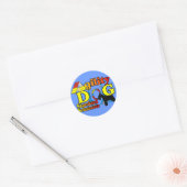 Standard_Schnauzer_Agility Ronde Sticker (Envelop)