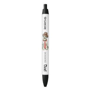 Standard Schnauzer Dad Zwarte Inkt Pen