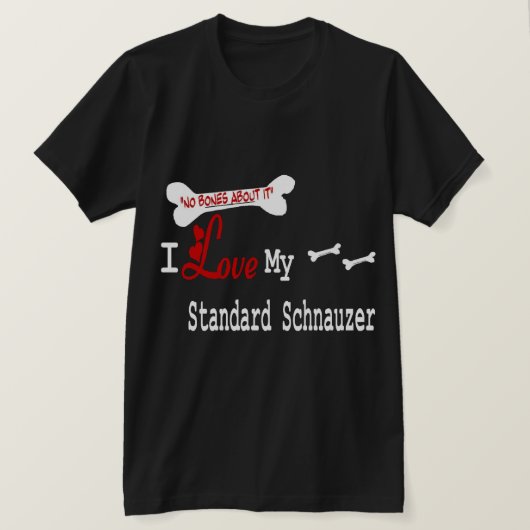 Standard Schnauzer Gifts T-shirt (Design voorkant)