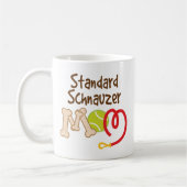 Standard Schnauzer Hondenras Mam Gift Koffiemok (Links)