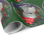 Standard Schnauzer Kerstmis Cadeaupapier (Rol Hoek)