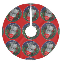 Standard Schnauzer Kerstmis Kerstboom Rok