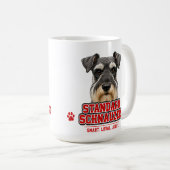 🐾 Standard Schnauzer Liefhebber Trots 🐾 Koffiemok (Voorkant rechts)