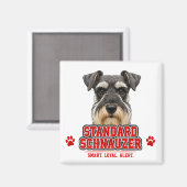 🐾 Standard Schnauzer Liefhebber Trots 🐾 Magneet (Voorkant / Achterkant)