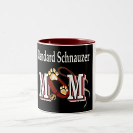Standard Schnauzer MOM-cadeaus Tweekleurige Koffiemok