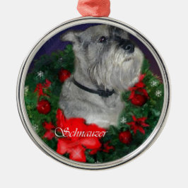 Standard Schnauzer - Ornament met kerstcadeaus
