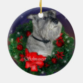 Standard Schnauzer - Ornament met kerstcadeaus (Achterkant)