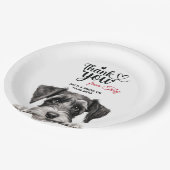 Standard Schnauzer Papieren Bordje (Gekanteld)