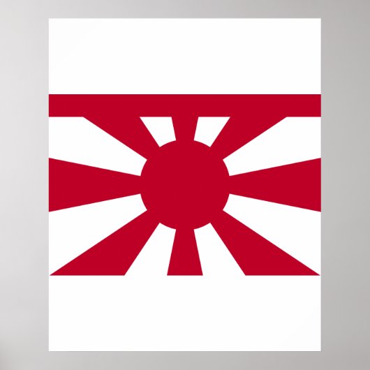 Standard Vice Admiraal Imperial Japanse marine, Ja Poster (Voorkant)
