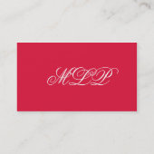 Standard Visitekaartje TheColorWheel Crimson (Achterkant)