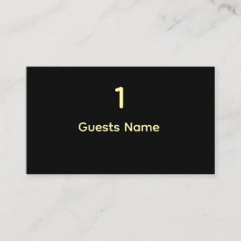 Standard Wedding Place Card Size Visitekaartje