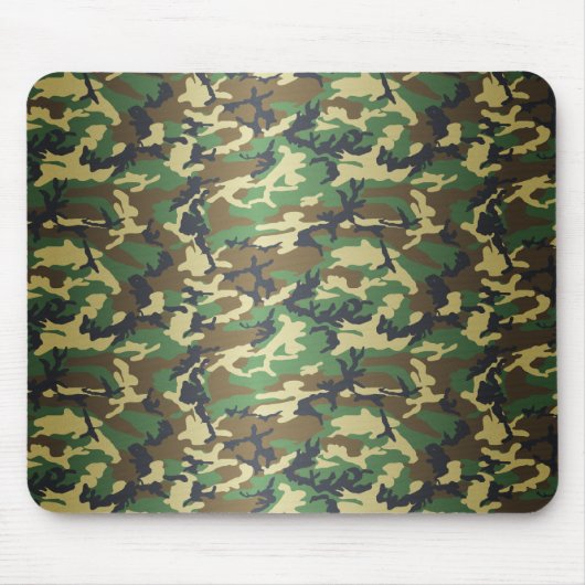 Standard Woodland Camo Muismat (Voorkant)