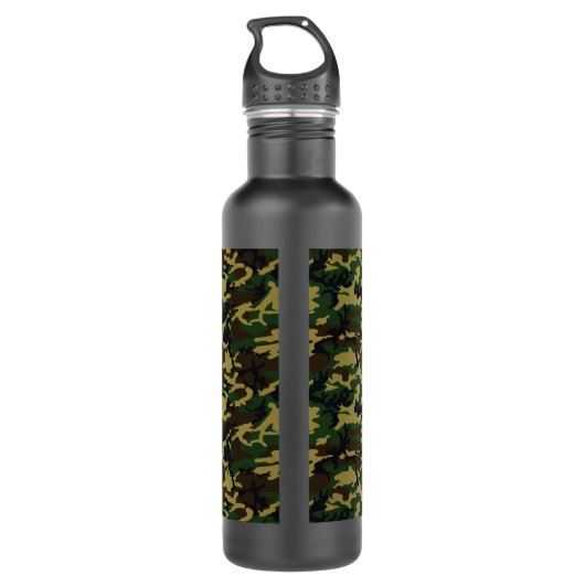 Standard Woodland Camo Waterfles (Achterkant)
